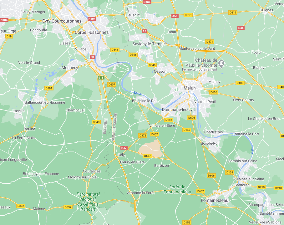 Carte Melun-Seine et Marne